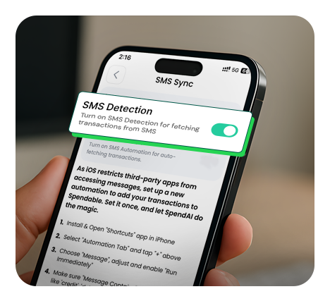 Bank SMS Tracking
